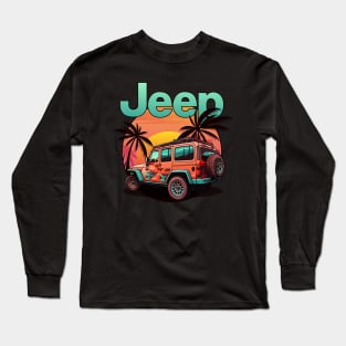 Jeep Sunset Adventure Long Sleeve T-Shirt